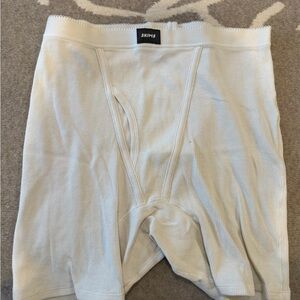 SKIMS Womens White Boxer Briefs